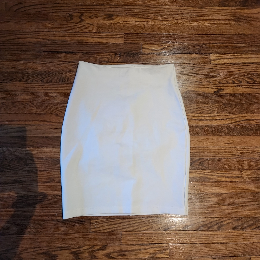 White Pencil Skirt
